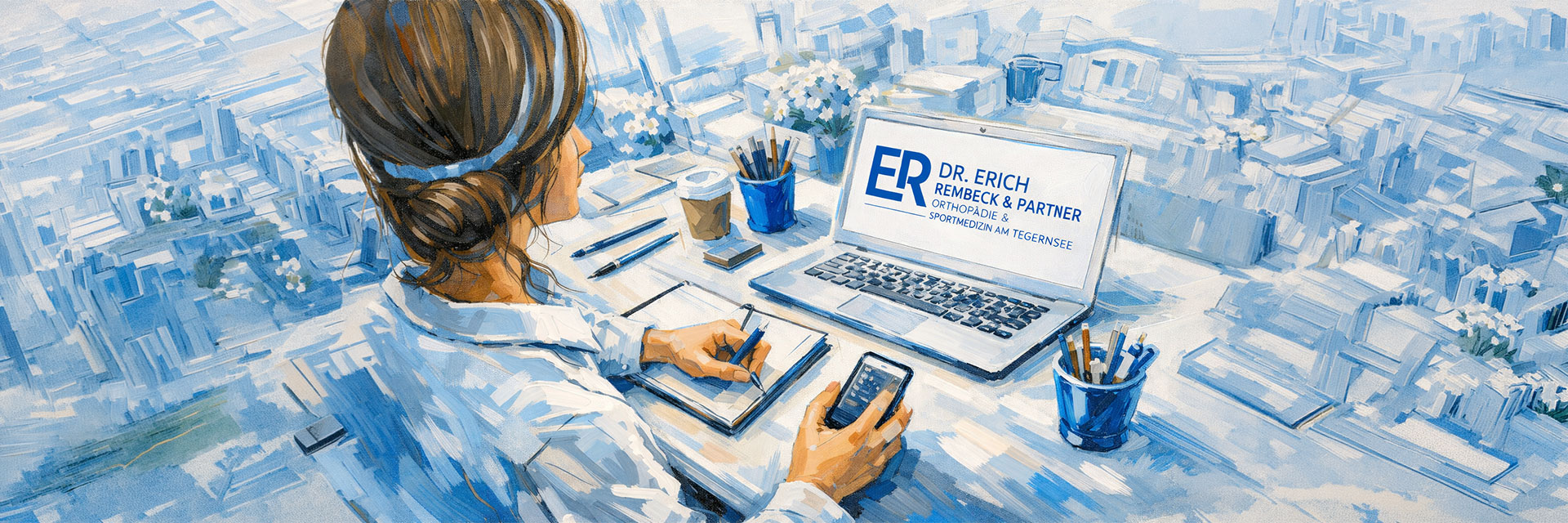 Empfang an der Praxis Dr. Erich Rembeck & Partner